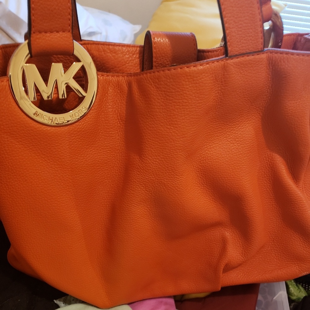 Michaels orange handbag